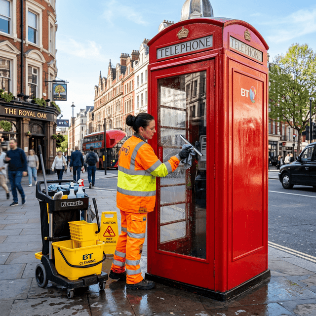 BT Payphone Booth Maintenance