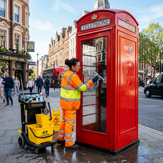BT Payphone Booth Maintenance